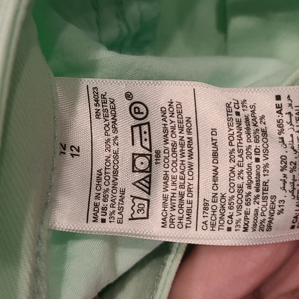 NWT Old Navy Mint Green Skinny Jean - Picture 5 of 7